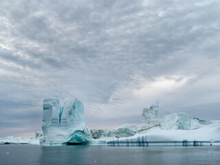 Poster - Ilulissat Icefjord at Disko Bay, Greenland, Danish Territory.