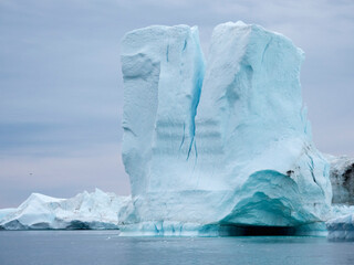 Poster - Ilulissat Icefjord at Disko Bay, Greenland, Danish Territory.