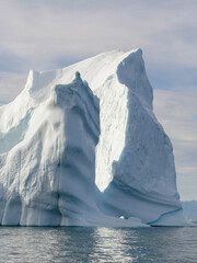 Wall Mural - Iceberg in the Uummannaq Fjord System, Greenland, Danish overseas colony.