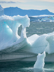 Wall Mural - Iceberg in the Uummannaq Fjord System, Greenland, Danish overseas colony.