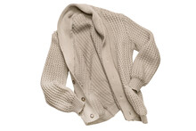 Knit Cardigan Isolated