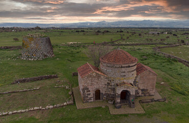 Sticker - Chiesa e Nuraghe Santa Sabina 