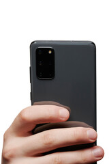 mobile phone in hand
