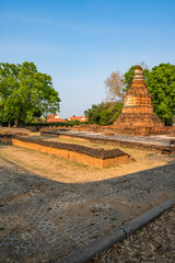 Wall Mural - I-Kang temple or Wat I-Kang in Wiang Kum Kam archaeological site