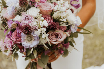 Bridal wedding bouquet.