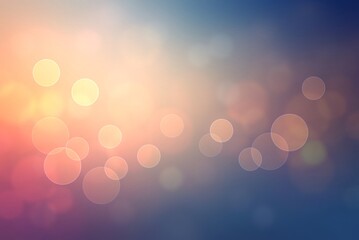 Fantasy bokeh blue red background abstract graphic.