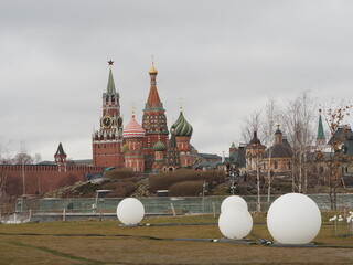 Wall Mural - kremlin and St. Basil's Cathedral