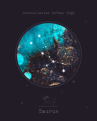 Wall Mural - constellation zodiac sign. astrology and astronomy. abstract image of the planet, celestial body. ve