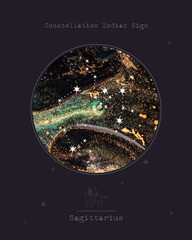 Wall Mural - constellation zodiac sign. astrology and astronomy. abstract image of the planet, celestial body. ve