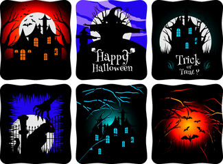 Wall Mural - Happy halloween design