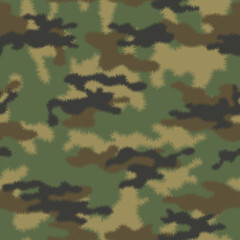 
Camouflage military classic pattern, modern fashion print on clothes.