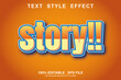© gunawan - story text effect editable