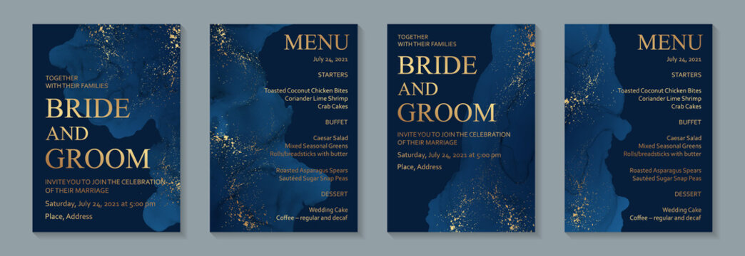 modern abstract luxury wedding invitation design or card templates for birthday greeting or certific