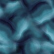 Soft aegean teal blue blur stripe texture background. Seamless liquid flow watercolor stripe effect. Wavy wet wash variegated fluid blend pattern for water turquoise sea, ocean, nautical backdrop. 