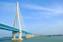 The Shanghai-Suzhou-Nantong Yangtze River Bridge In China
