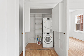 Wall Mural - Minimalist Laundry Room