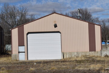 Canvas Print - Metal Building