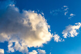Fototapeta Natura - Heavy clouds and blue sky.