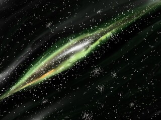 hand drawn illustrations of galaxy space background
