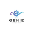 Genie lamp logo