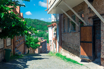 Wall Mural - The alleys of the old town. old Signakhi Kakheti, Georgia.