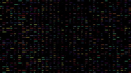 Wall Mural - 4k animated background of colored horizontal stripes