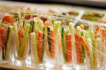 Poster - Various foods at the buffet restaurant