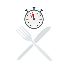 Sticker - Fast Lunch Icon