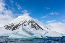 Large Iceberg Off The Shore Of Astrolabe Island, Bransfield Strait, Trinity Peninsula, Antarctica, Polar Regions