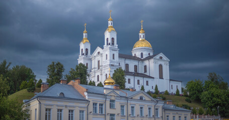 church and the historical part of the city of Vitebsk.