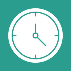 Canvas Print - Clock Icon