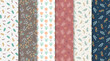 © bacapola - Sweet and elegant floral seamless pattern collection
