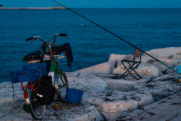 Canvas Print - PESCATORE CHIOGGIA VENETO