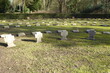 Kriegsgräber aus dem ersten Weltkrieg auf dem Kölner Südfriedhof in Köln. Kreuze aus Stein gemeißelt. 