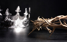 Kings Crown And The Crown Of Thorns