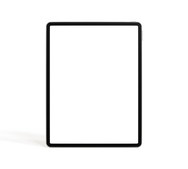Wall Mural - Tablet isolated on white background. 3d illustration.