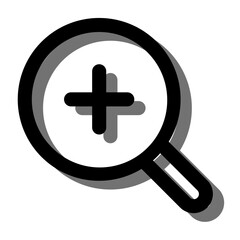 Poster - Magnifying glass icon