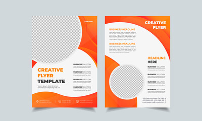 Wall Mural - set of abstract colorful vector design template for flyer brochure cover poster annual report, geome