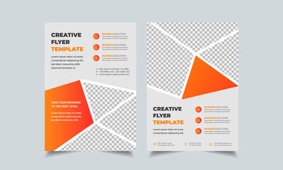 Wall Mural - set of abstract colorful vector design template for flyer brochure cover poster annual report, geome