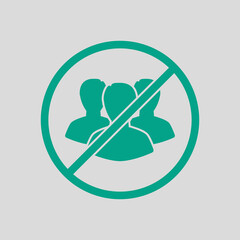 Sticker - No Meeting Icon