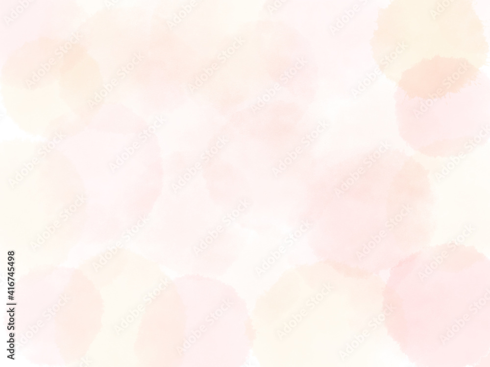 Fototapeta あたたかい 薄いピンクとベージュの水彩画の壁紙 水玉の優しい背景イメージ Tapeta Rozowy Delikatny Fototapety Foteks Fototapeta あたたかい 薄いピンクとベージュの水彩画の壁紙 水玉の優しい背景イメージ Tapeta Rozowy Delikatny Fototapety Foteks