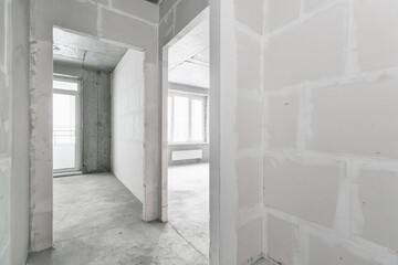 new apartment without finishing
