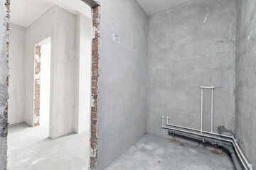 new apartment without finishing