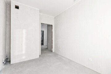 new apartment without finishing
