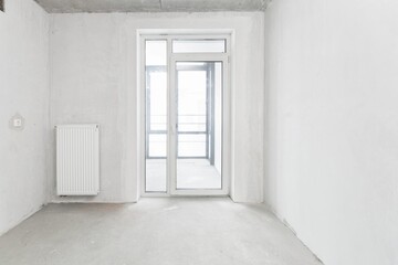 new apartment without finishing