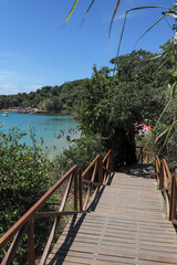 Access ladder Praia da Azeda and Azedinha, Armação dos Búzios, Rio de Janeiro, Brazil.