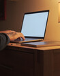 © Raul Ortiz  - wooden desk table with computer