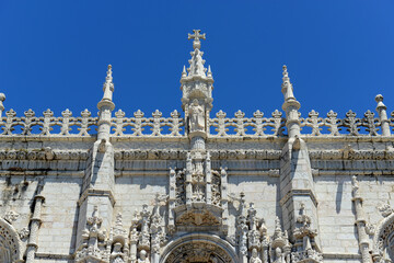 Jeronimos Monastery (Portuguese: Mosteiro dos Jeronimos) is UNESCO World Heritage Site at Belem district, Lisbon, Portugal.