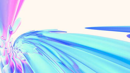 Wall Mural - blue purple fluid gradient background