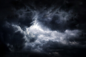Wall Mural - dramatic clouds background